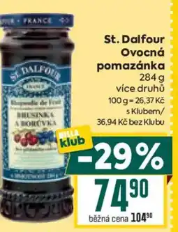 Billa St. Dalfour Ovocná pomazánka nabídka