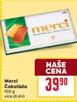 Billa Merci Čokoláda nabídka
