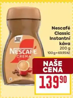 Billa Nescafé Classic Instantní Κάνα nabídka