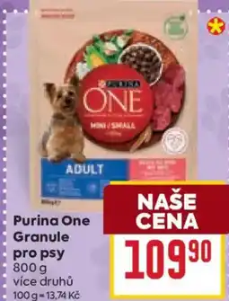 Billa Purina One Granule pro psy nabídka