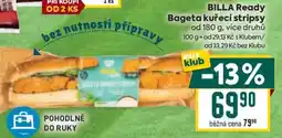 Billa BILLA Ready Bageta kuřecí stripsy nabídka