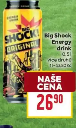 Billa Big Shock Energy drink nabídka