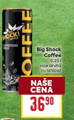 Billa Big Shock Coffee nabídka
