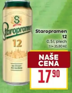 Billa Staropramen 12 nabídka