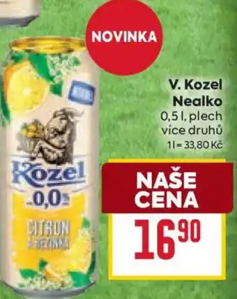 Billa V. Kozel Nealko nabídka