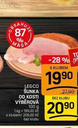 Flop ŠUNKA OD KOSTI VÝBĚROVÁ nabídka