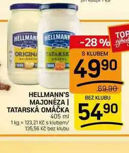 Flop HELLMANN'S TATARSKÁ OMÁČKA nabídka