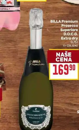 Billa BILLA Premium Prosecco Superiore D.O.C.G. Extra dry nabídka
