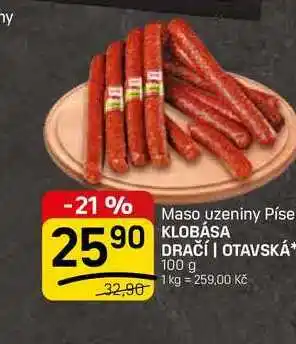 Flop KLOBÁSA DRAČÍ | OTAVSKÁ nabídka
