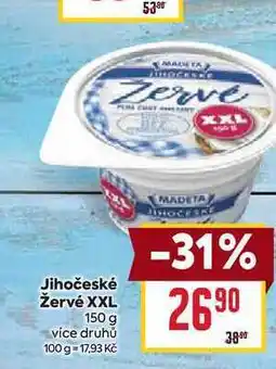 Billa Jihočeské Žervé XXL nabídka
