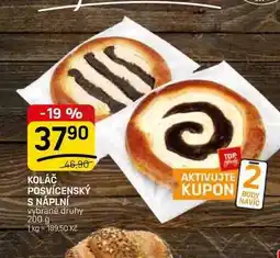 Flop KOLÁČ POSVÍCENSKÝ S NÁPLNÍ vybrané druhy nabídka