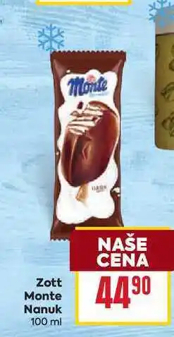 Billa Zott Monte Nanuk nabídka