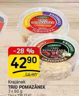 Flop TRIO POMAZÁNEK nabídka