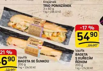 Flop BAGETA S KUŘECÍM ŘÍZKEM nabídka
