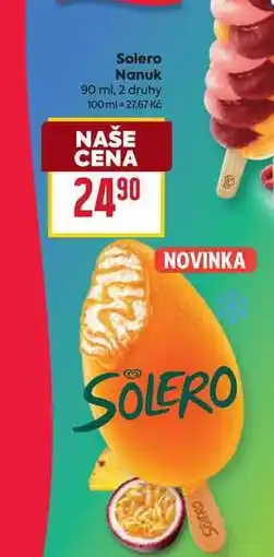 Billa Solero Nanuk nabídka