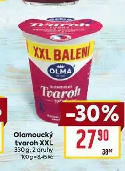 Billa Olomoucký tvaroh XXL nabídka