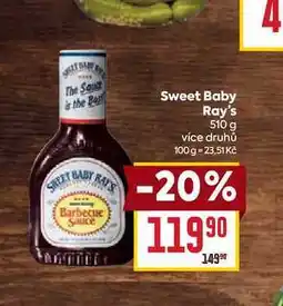 Billa Sweet Baby Ray's nabídka
