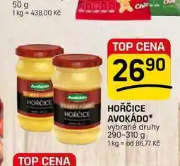 Flop HOŘČICE AVOKÁDO* vybrané druhy nabídka