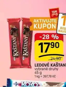 Flop LEDOVÉ KAŠTAN vybrané druhy nabídka
