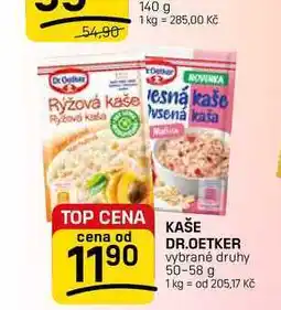 Flop KAŠE DR.OETKER vybrané druhy nabídka