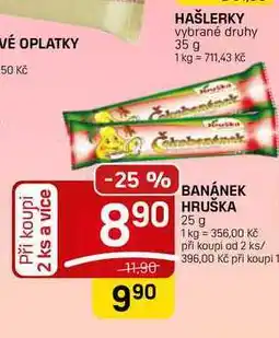 Flop BANÁNEK HRUŠKA nabídka