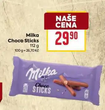 Billa Milka Choco Sticks nabídka