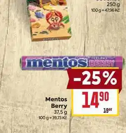 Billa Mentos Berry nabídka
