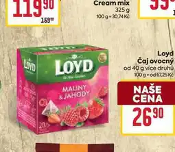 Billa Loyd Čaj ovocný od nabídka