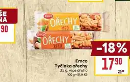 Billa Emco Tyčinka ořechy nabídka