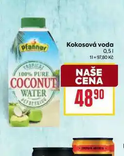 Billa Kokosová voda nabídka