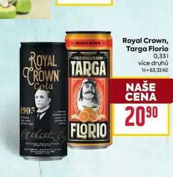 Billa Royal Crown, Targa Florio nabídka