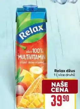 Billa Relax džus nabídka