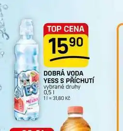 Flop DOBRÁ VODA YESS S PŘÍCHUTÍ nabídka