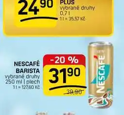 Flop NESCAFÉ BARISTA vybrané druhy 250 ml | plech nabídka