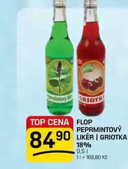 Flop FLOP PEPRMINTOVÝ 90 LIKER | GRIOTKA 18% nabídka