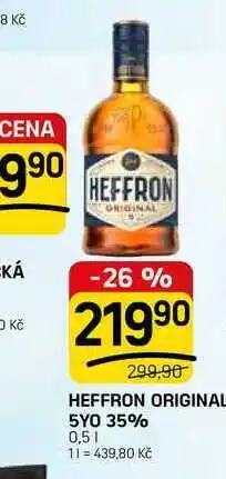 Flop HEFFRON ORIGINAL 5YO 35% nabídka