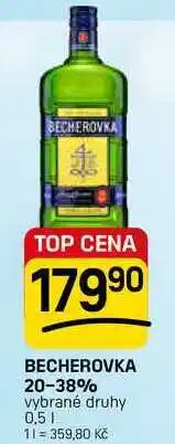 Flop BECHEROVKA 20-38% vybrané druhy nabídka