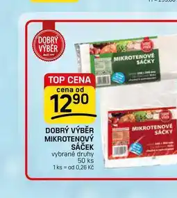Flop DOBRÝ VÝBĚR MIKROTENOVÝ SÁČEK vybrané druhy 50 ks nabídka