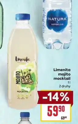 Billa Limenita mojito mocktail nabídka