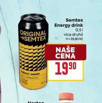 Billa Semtex Energy drink nabídka