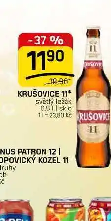 Flop KRUŠOVICE 11* světlý ležák nabídka