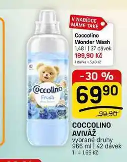 Flop COCCOLINO AVIVÁŽ vybrané druhy 966 ml | 42 dávek nabídka