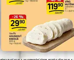 Flop HOUSKOVÝ KNEDLÍK nabídka
