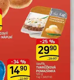 Flop TVARŮŽKOVÁ POMAZÁNKA nabídka