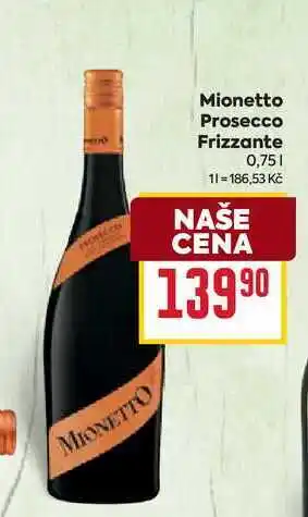 Billa Mionetto Prosecco Frizzante nabídka