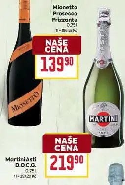 Billa Martini Asti D.O.C.G nabídka