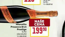 Billa Mionetto Prosecco Brut Prestige nabídka