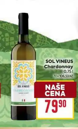 Billa SOL VINEUS Chardonnay nabídka