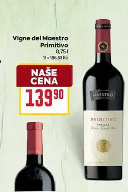 Billa Vigne del Maestro Primitivo nabídka