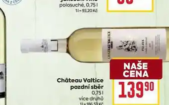 Billa Château Valtice pozdní sběr nabídka